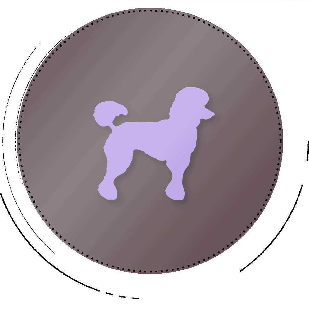 Hundeschule in Nürnberg Stamp lilac