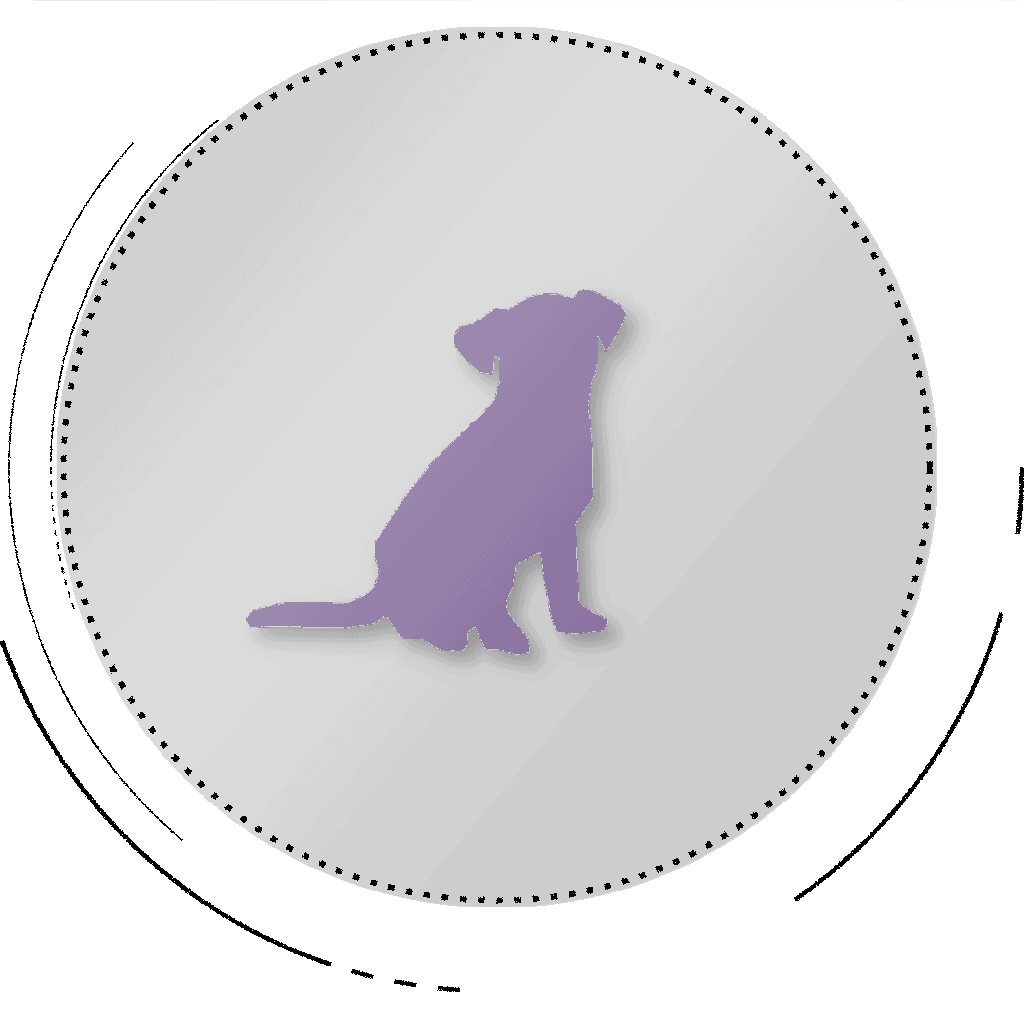 Hundeschule in Nürnberg Stamp lilac