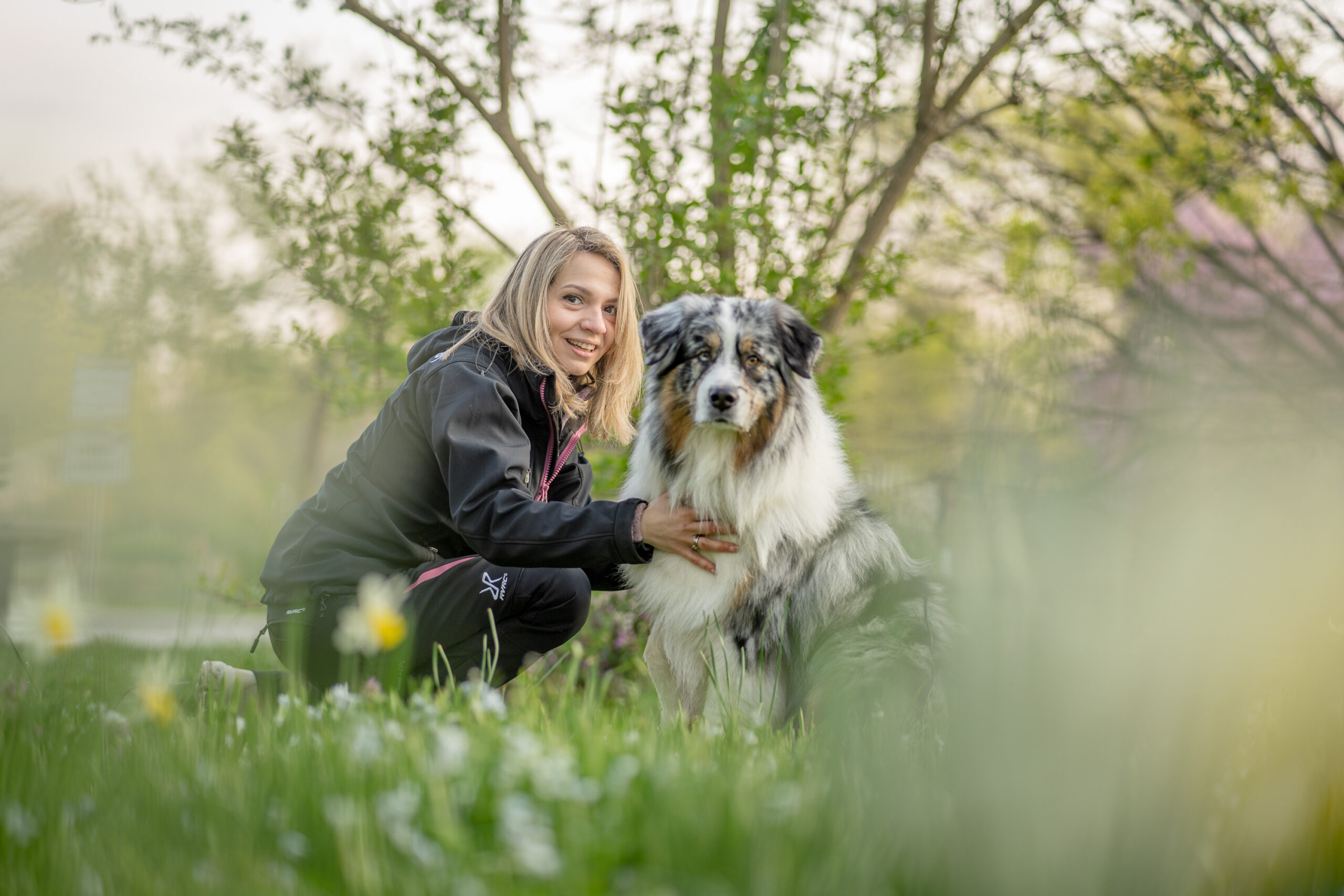 Anita beim Training