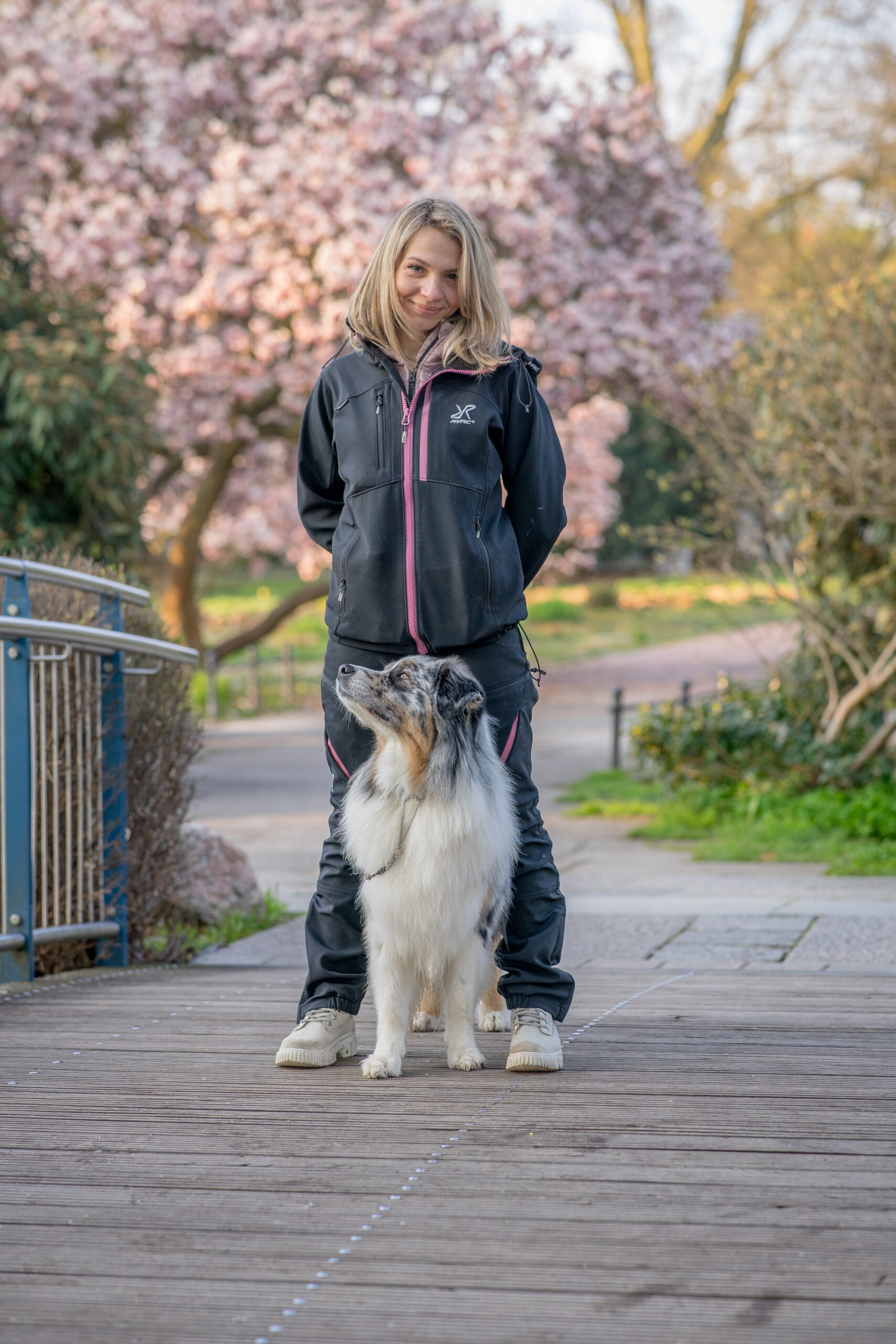 Anita beim Training