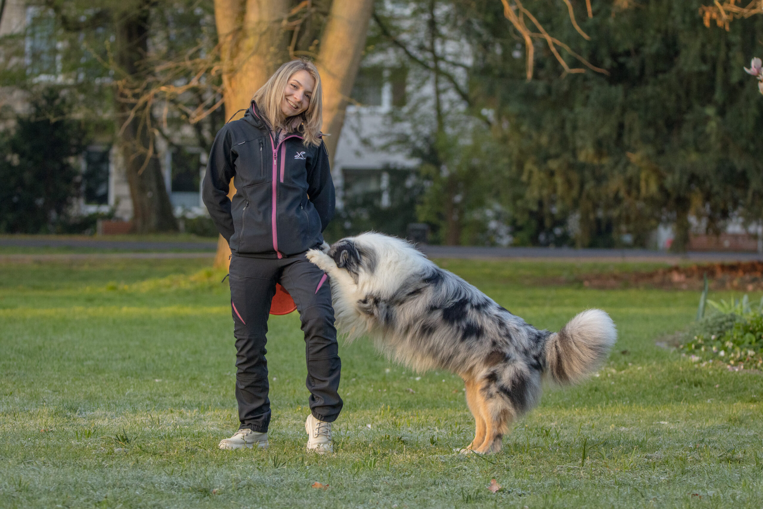 Anita beim Training